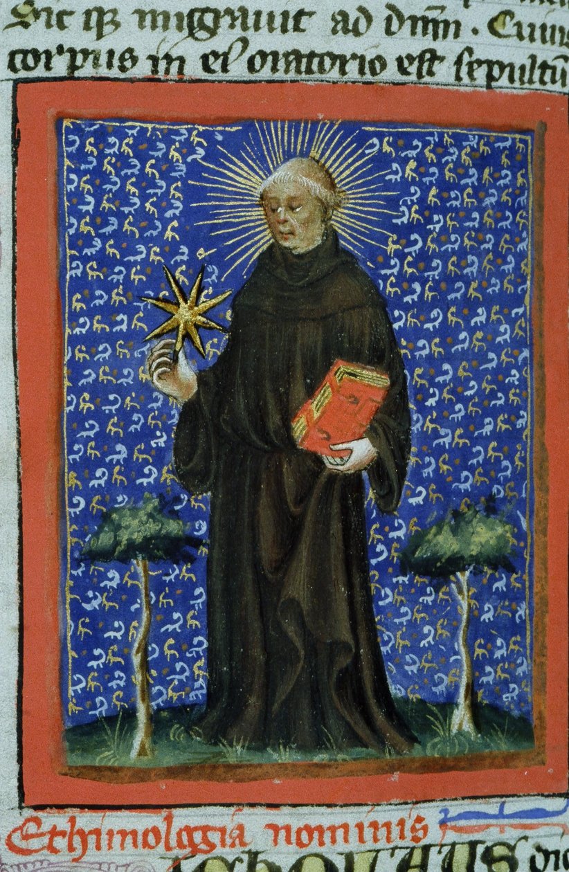 Pagina dalla Legenda Aurea, Bruges, c.1400-10 da Flemish School
