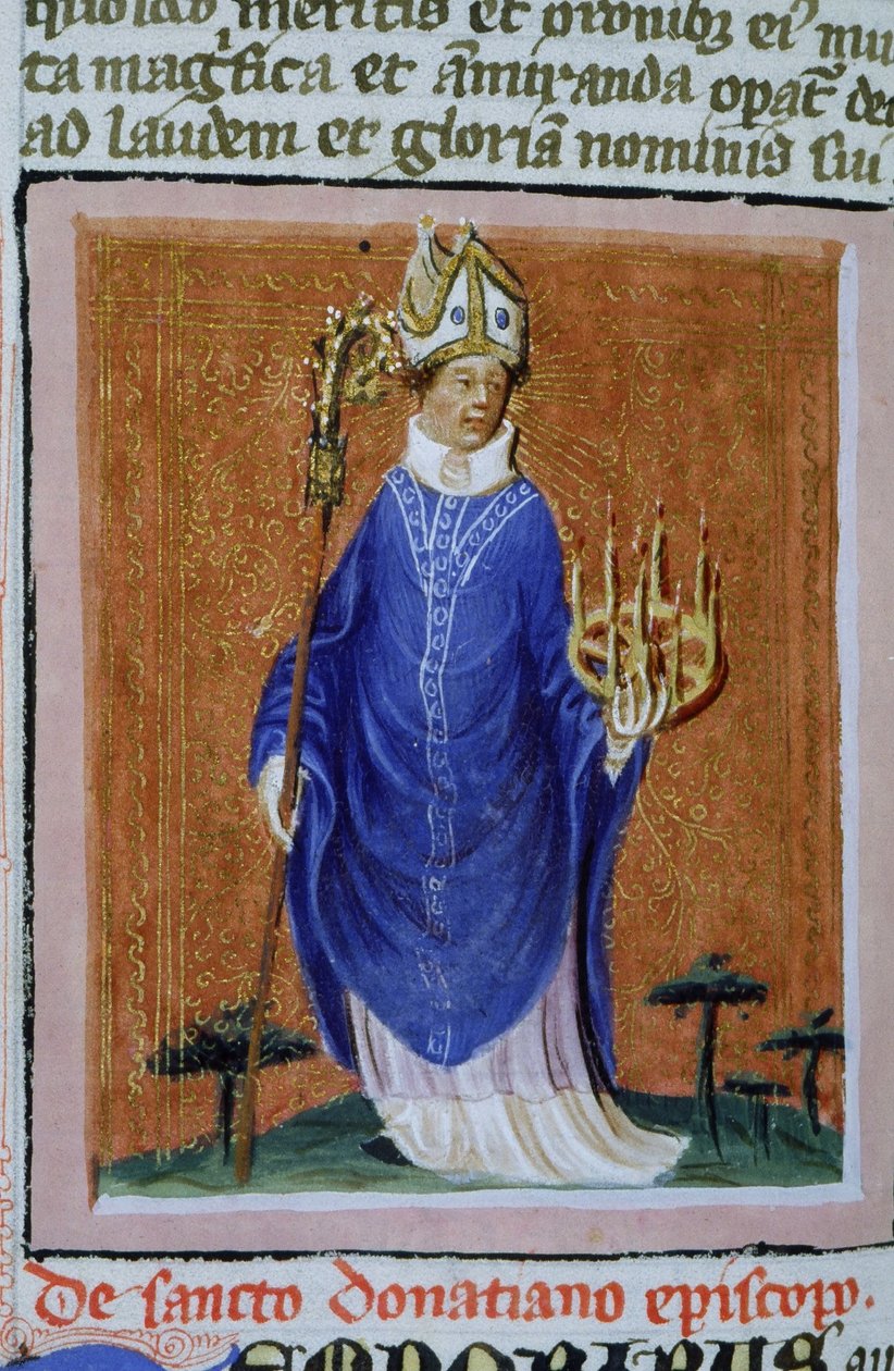 Pagina dalla Legenda Aurea, Bruges, c.1400-10 da Flemish School