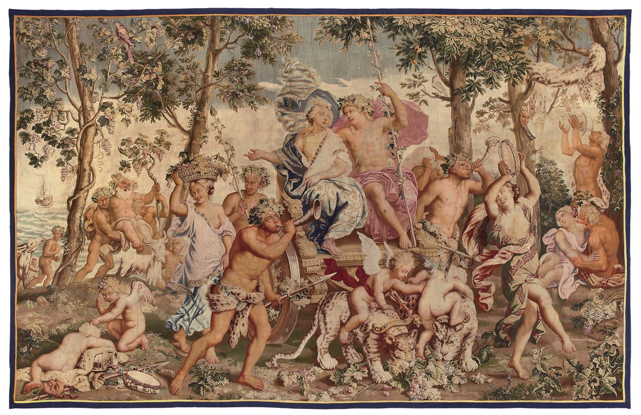 Arazzo mitologico, fine XVII secolo da Flemish School