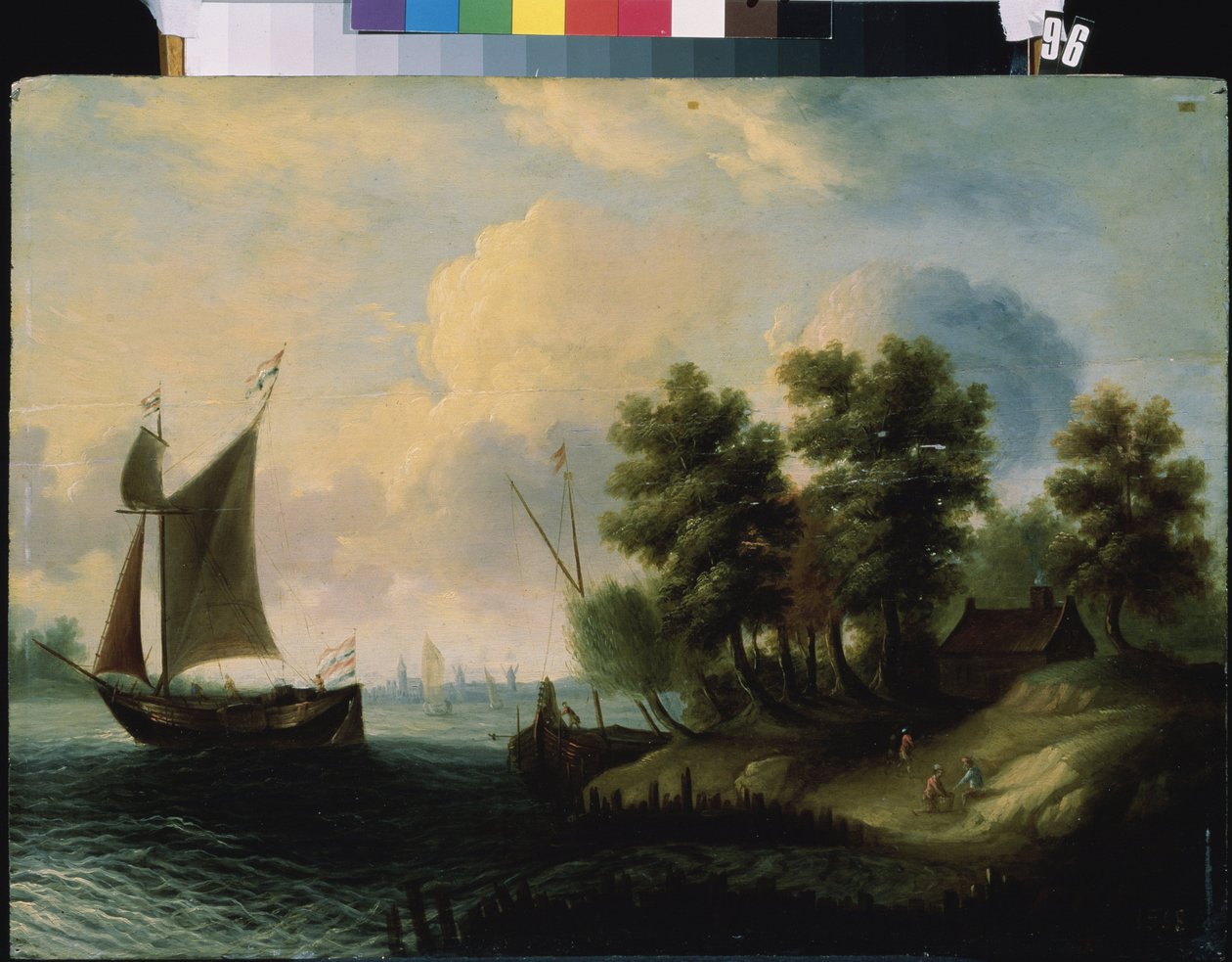 Paesaggio marino da Flemish School
