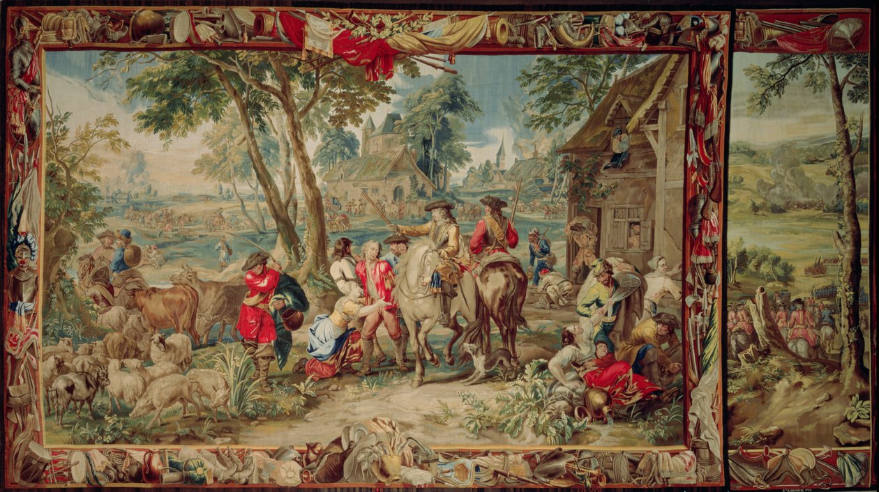 Sacco, dalla serie La Scienza Militare, Officina di Judocus de Vos, c.1715-24 da Flemish School