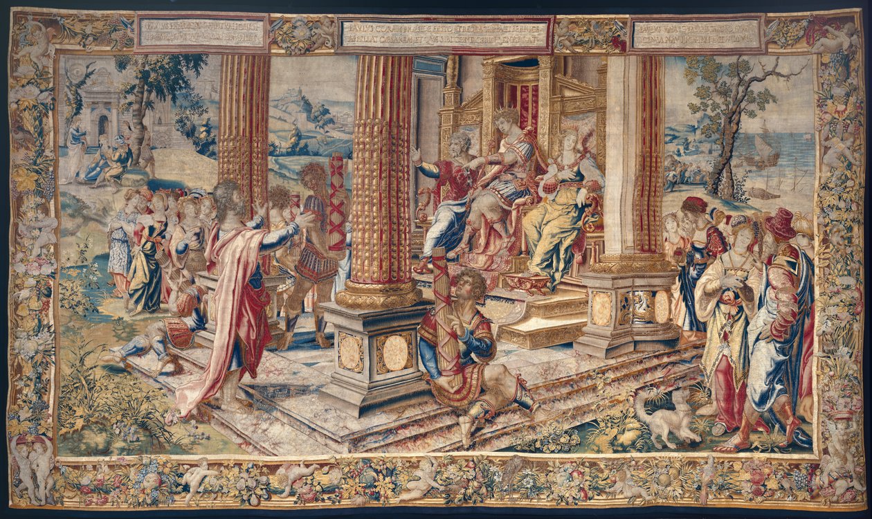 San Paolo davanti a Porcio Festo, Re Erode Agrippa e sua sorella Berenice da Flemish School