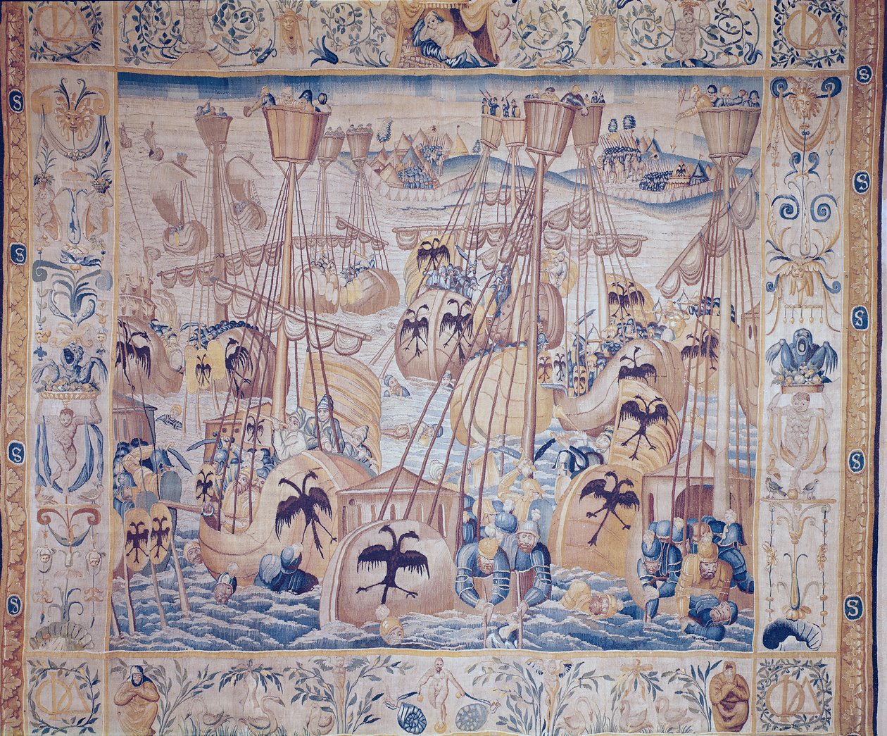 La battaglia di Tunisi o Lepanto da Flemish School