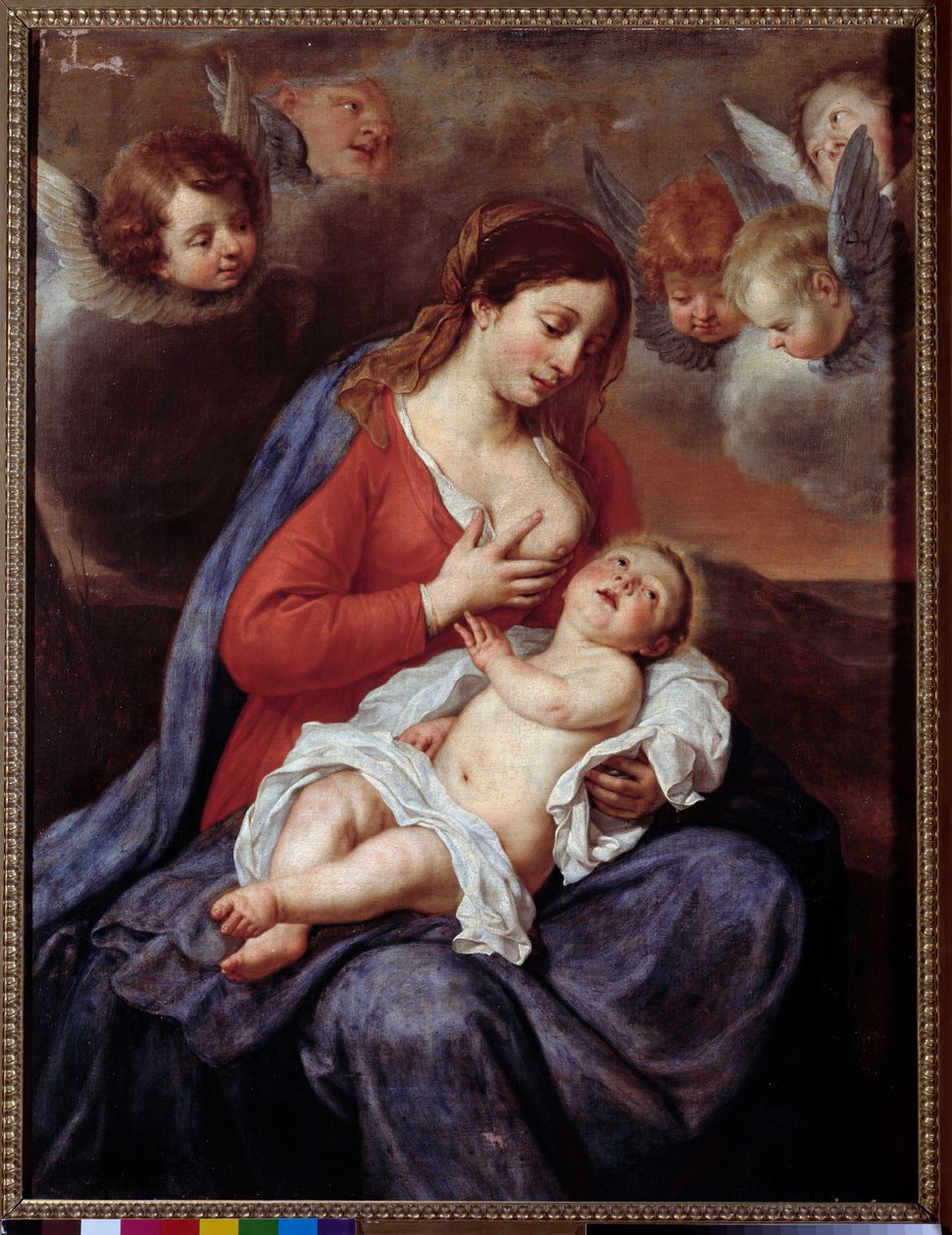 Vergine con bambino da Flemish School