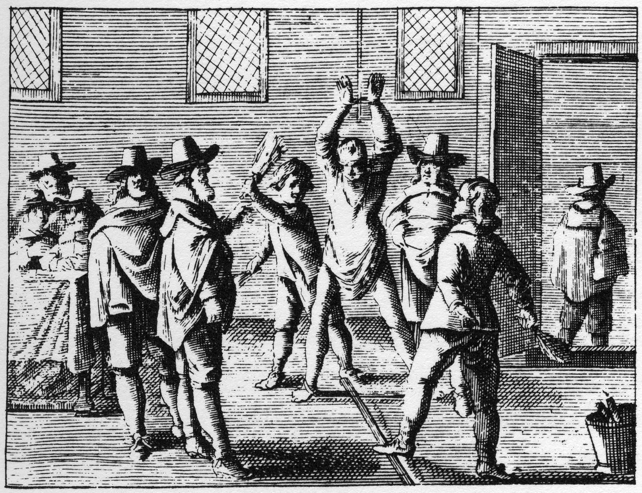 Stregoneria frustata dai bambini - Incisione del 1725 in “La stregoneria smascherata” (