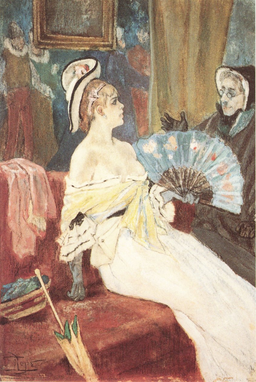 Il rappresentante autorizzato da Félicien Rops