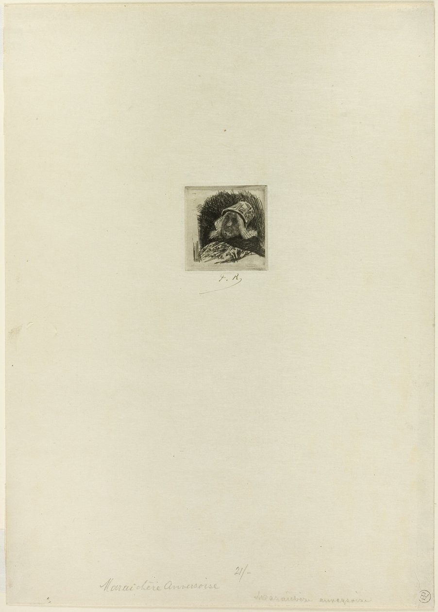 Giardiniere di mercato fiammingo da Félicien Rops