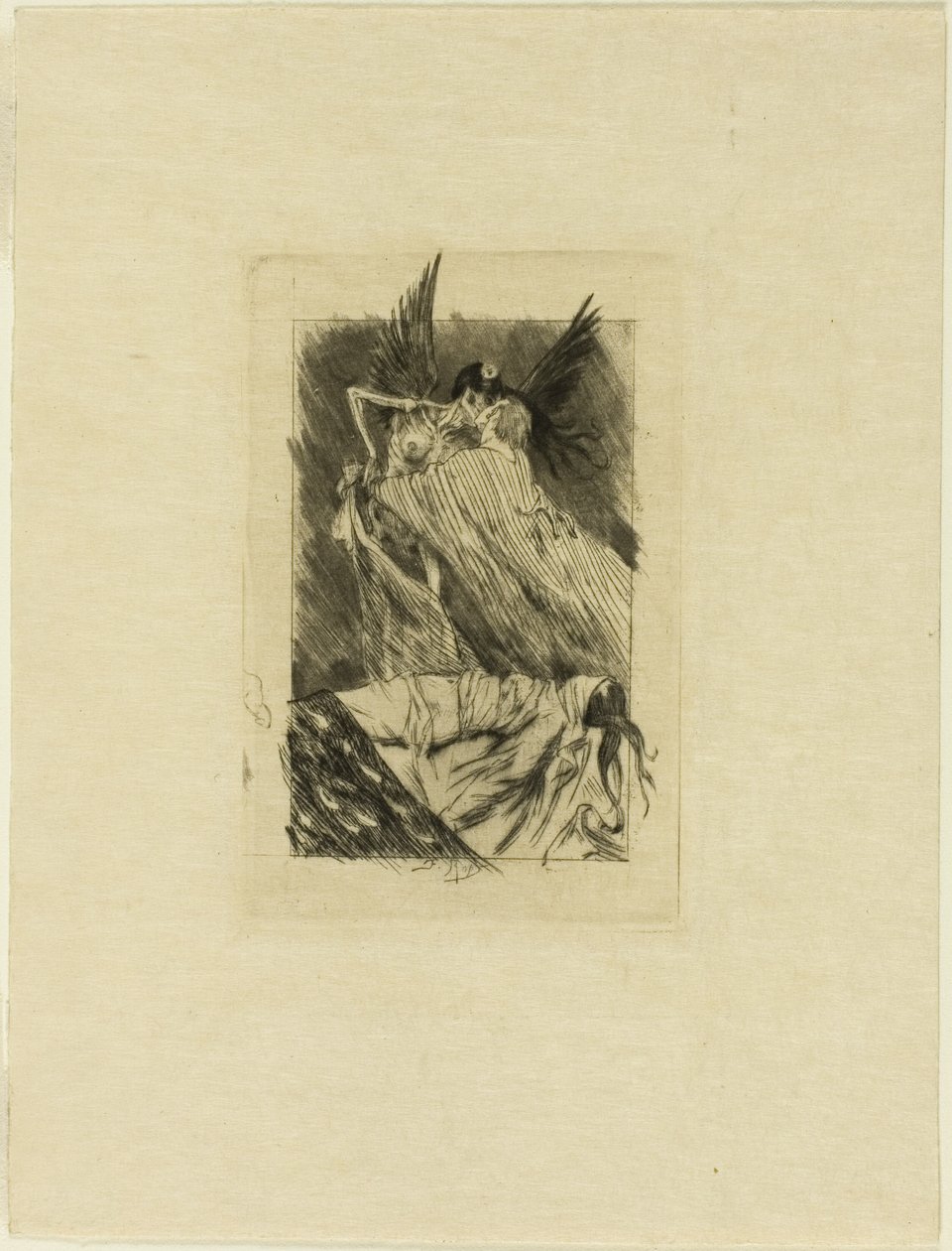 Frontespizio di Les baisers morts da Félicien Rops