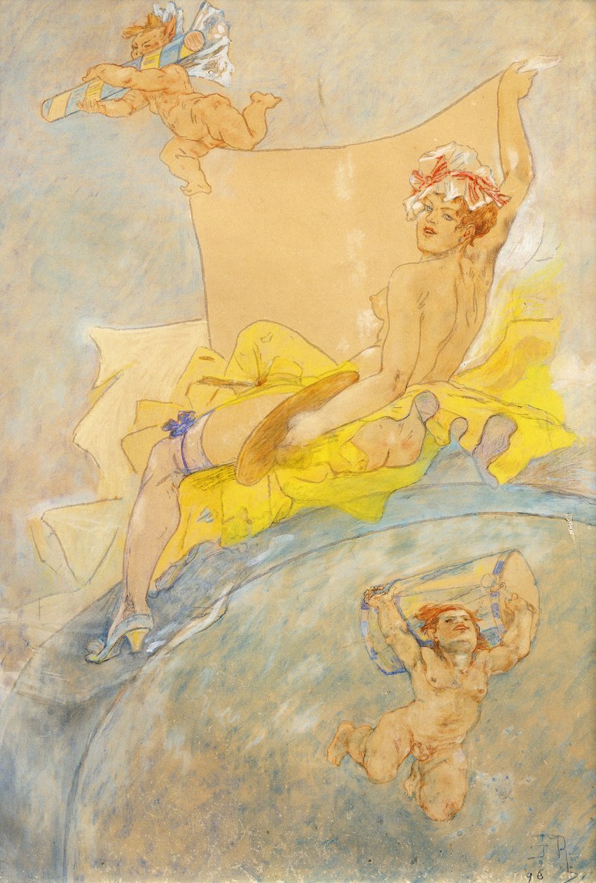 Poster per una mostra; Affiche pour une Exposition, 1896 da Félicien Rops