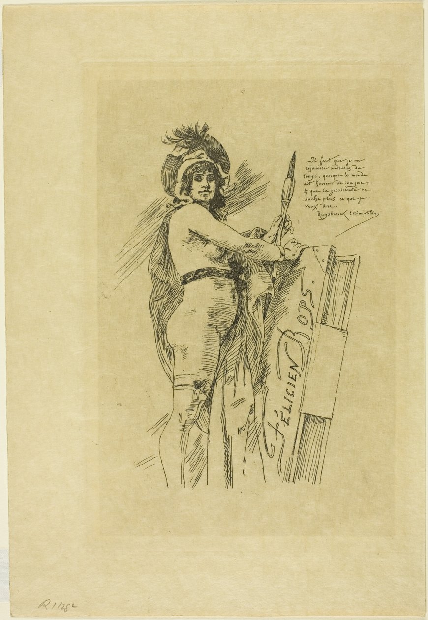 La musa di Félicien Rops da Félicien Rops
