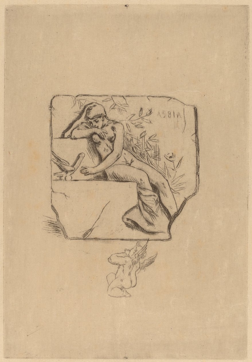 Il passero di Lesbie da Félicien Rops