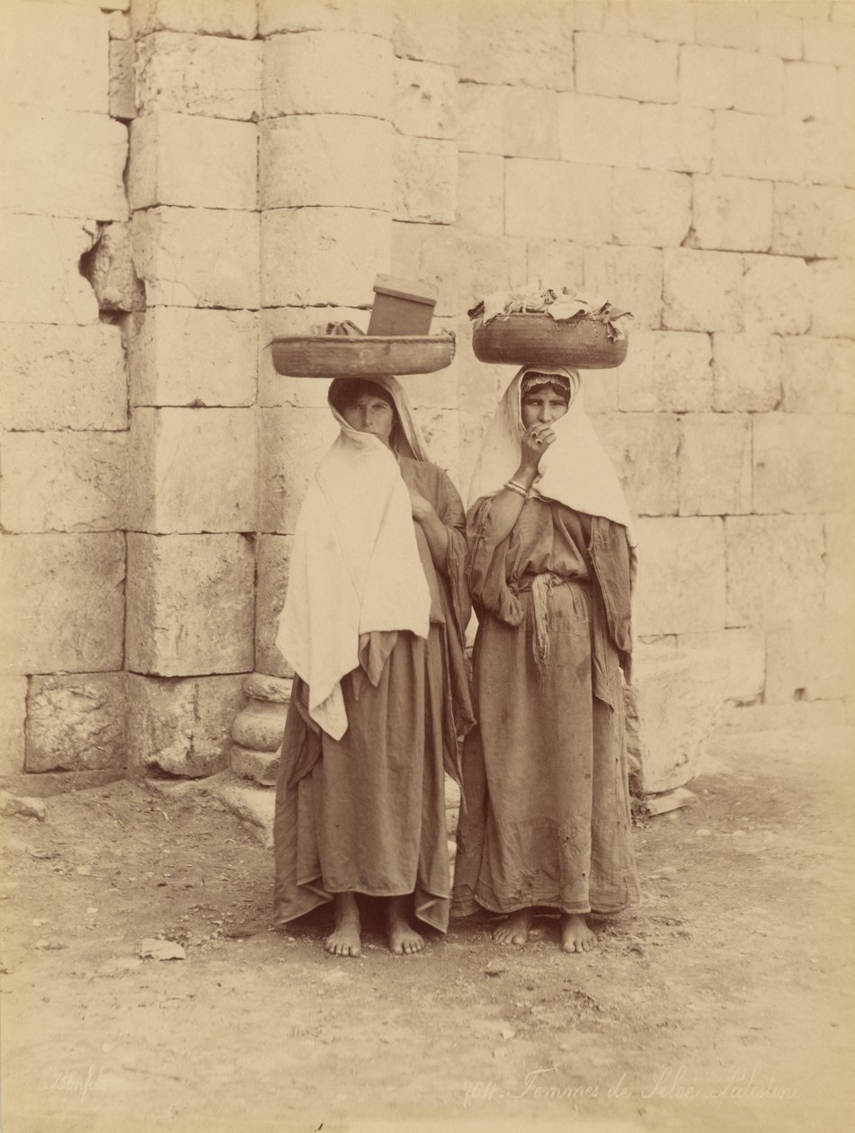 Donne di Siloé, Palestina da Félix Bonfils