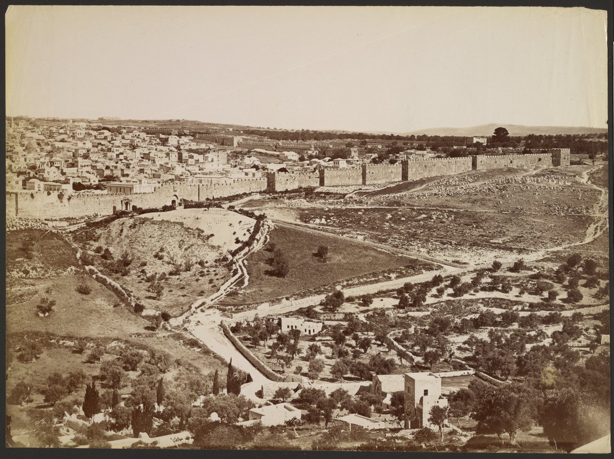 [Gerusalemme] da Félix Bonfils