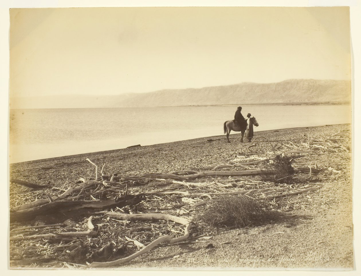 Mer Morte et Montagnes de Judée. Palestine da Félix Bonfils