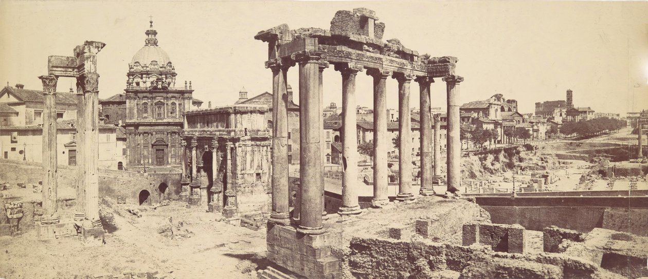 [Il Foro Romano] da Félix Bonfils