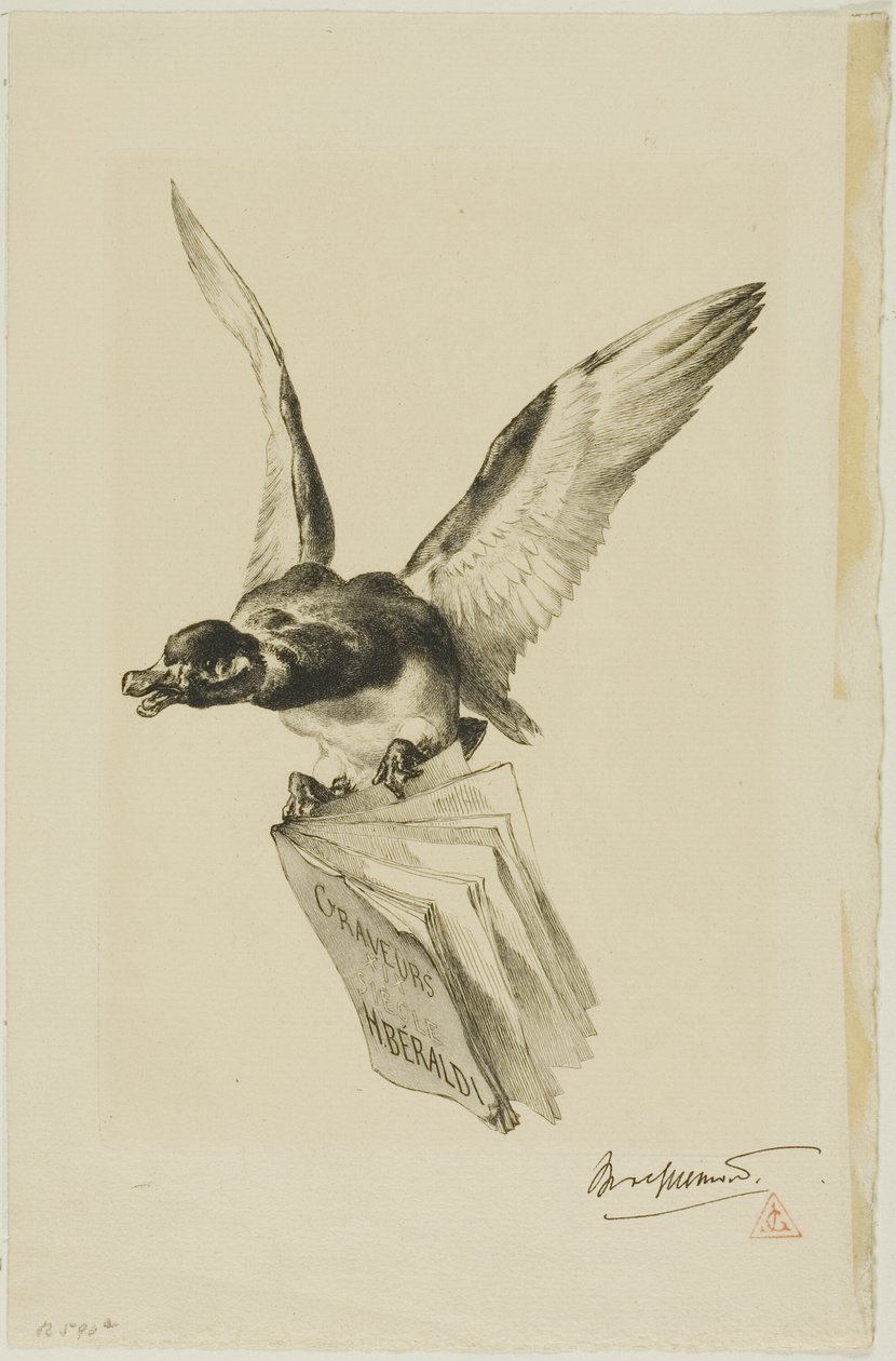 Frontespizio per incisori del XIX secolo da Félix Henri Bracquemond