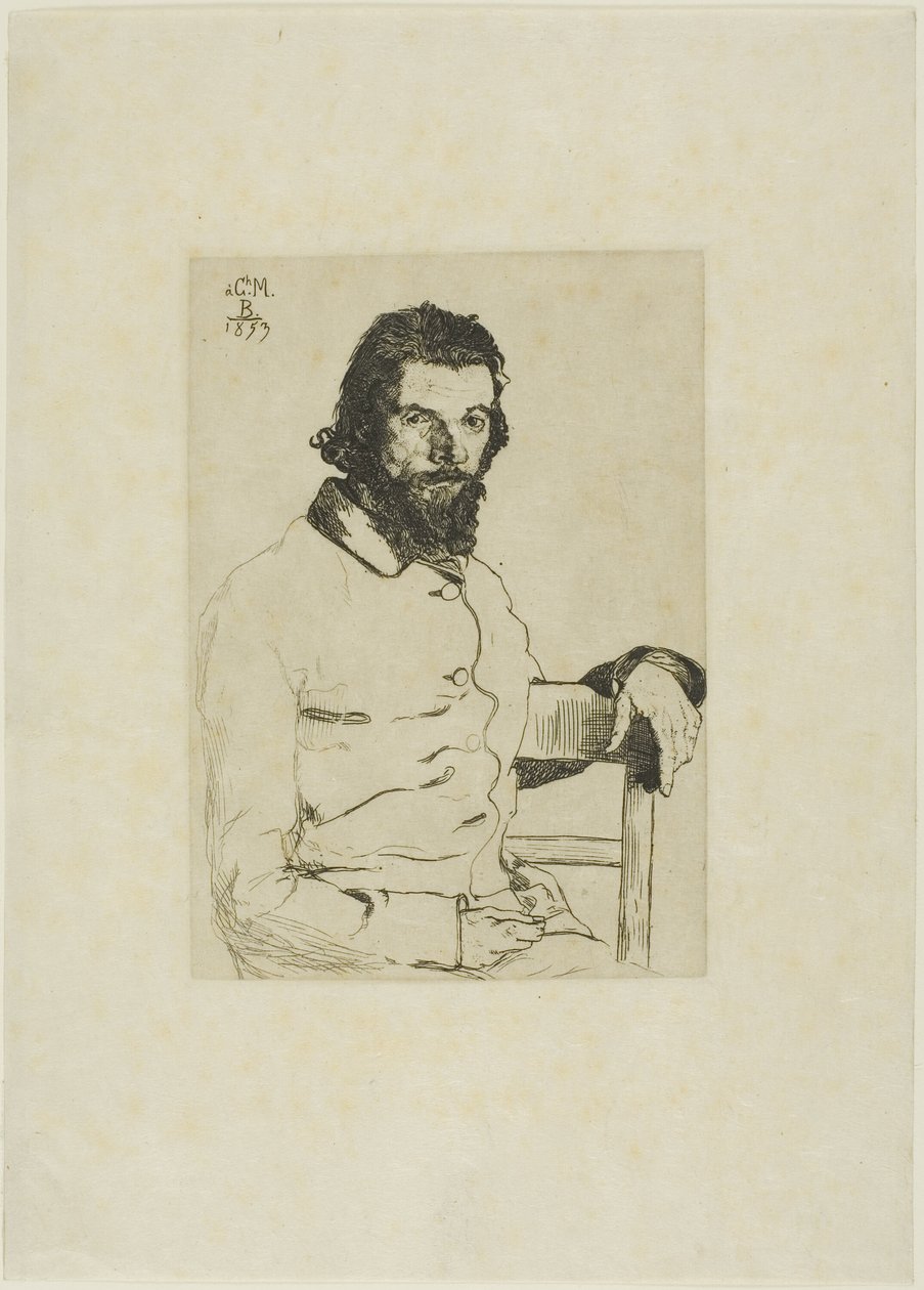 Ritratto di Meryon da Félix Henri Bracquemond