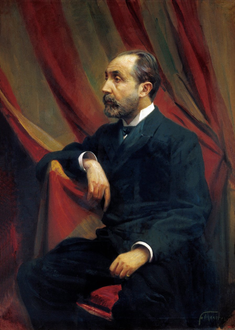 Ritratto di Bartomeu Robert i Yarzabal (1842-1902), medico e politico spagnolo da Félix Mestres Borrell