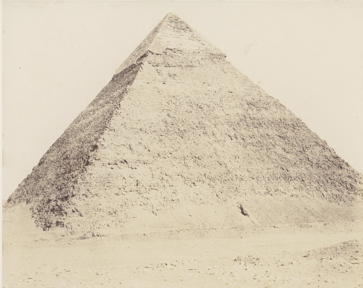 Djizeh Necropoli di Memphis, Piramide di Chefren da Félix Teynard