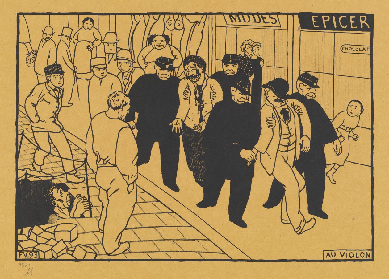 Al violino da Félix Vallotton