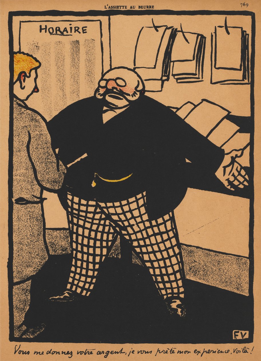Crimini e Punizioni XII, 759: Dammi i tuoi soldi da Félix Vallotton