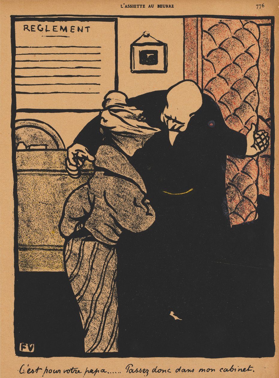 Crimini e Punizioni XIX, 776: Riguarda tuo padre da Félix Vallotton