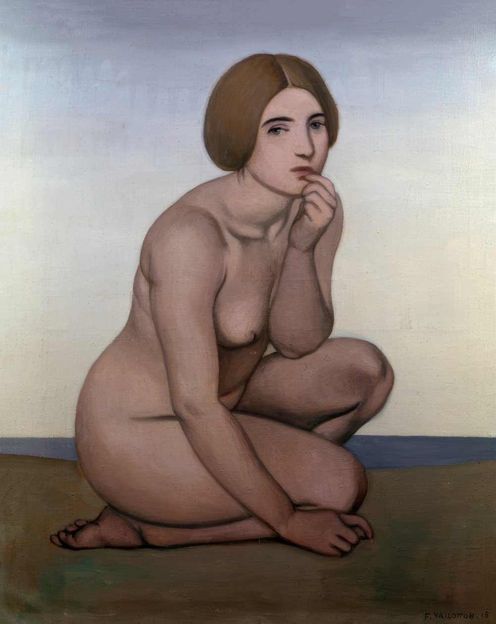 Bagnante accovacciato da Félix Vallotton