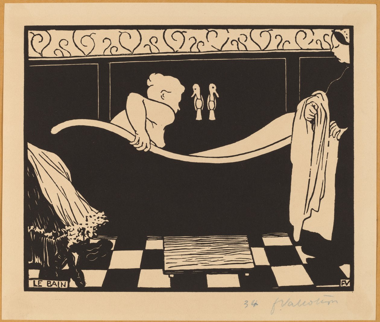 Il bagno da Félix Vallotton