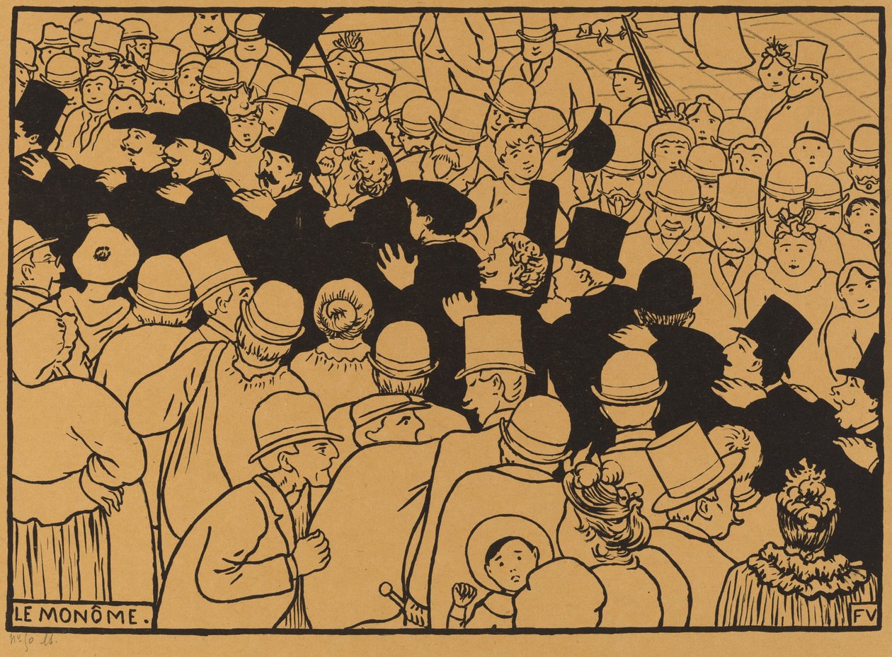 Le Monôme da Félix Vallotton