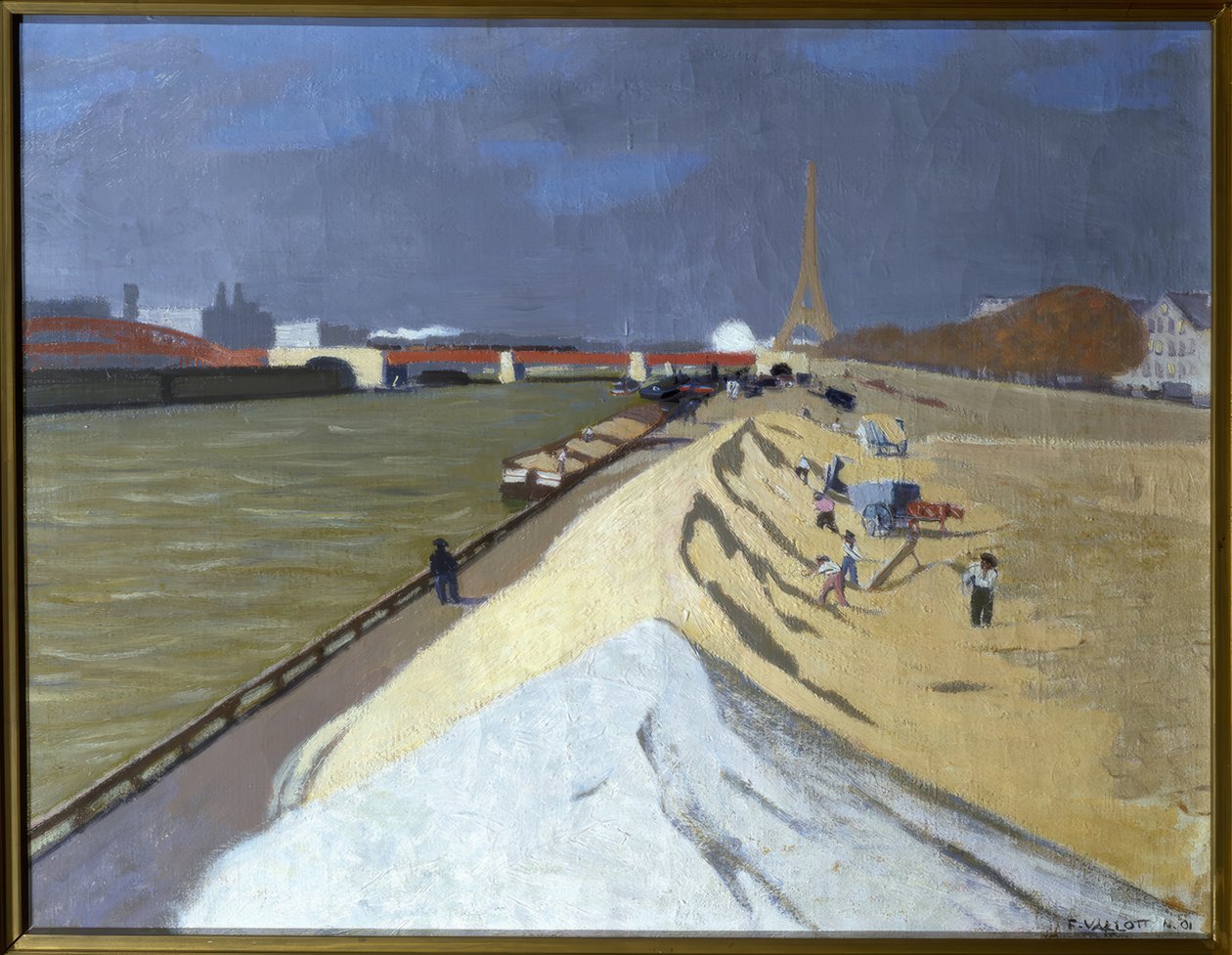 Mucchio di sabbia bianca (rive della Senna) da Félix Vallotton