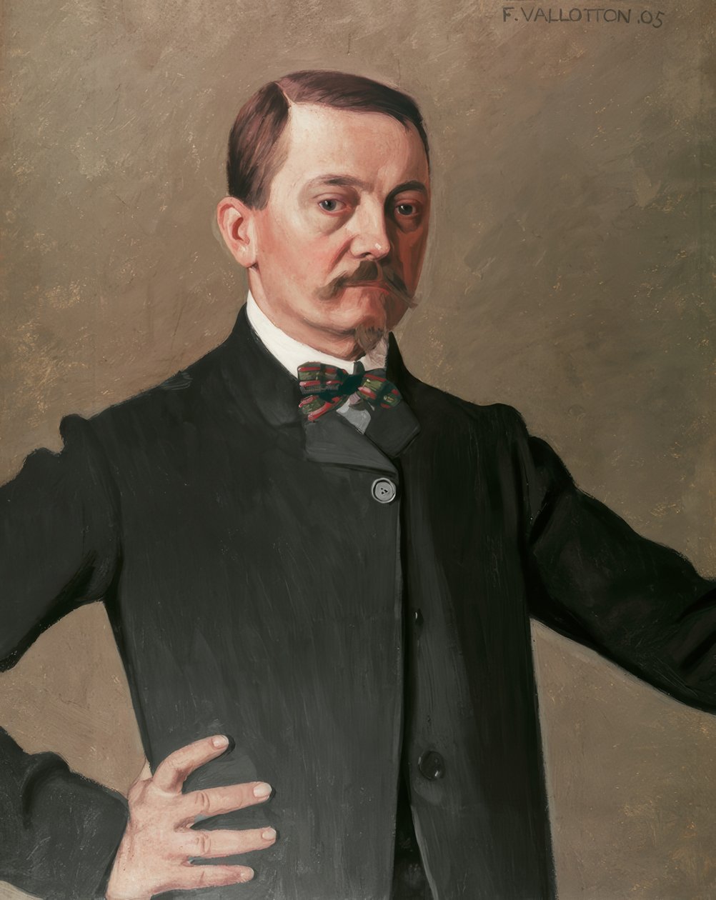 Autoritratto di Félix Vallotton da Félix Vallotton