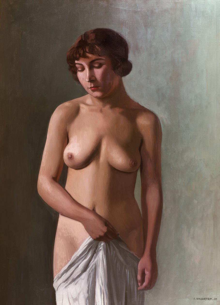 Ragazza in piedi da Félix Vallotton