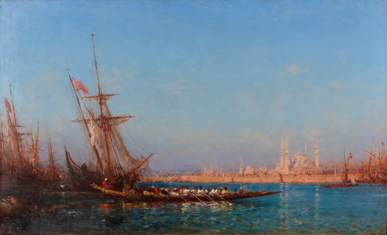 Vista su Istanbul da Félix Ziem