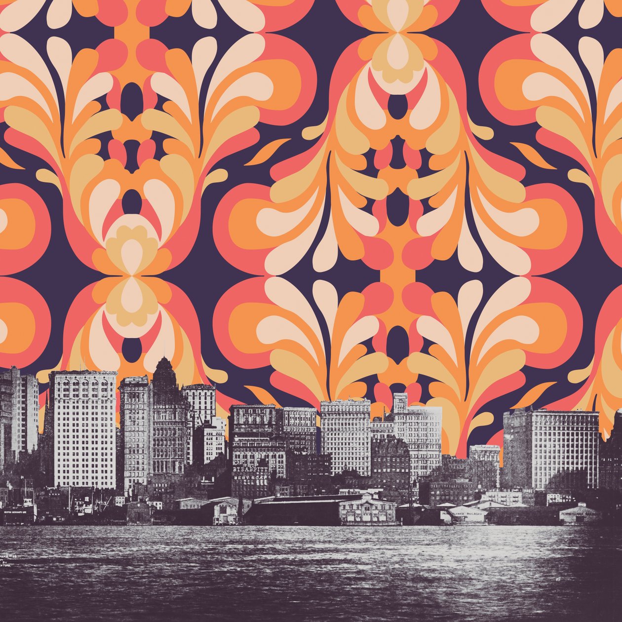 Cielo colorato sopra New York da Florent Bodart