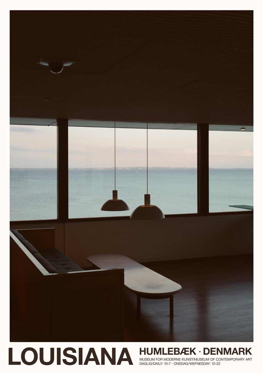 Vista sul mare - Museo della Louisiana, 2023 da Florent Bodart