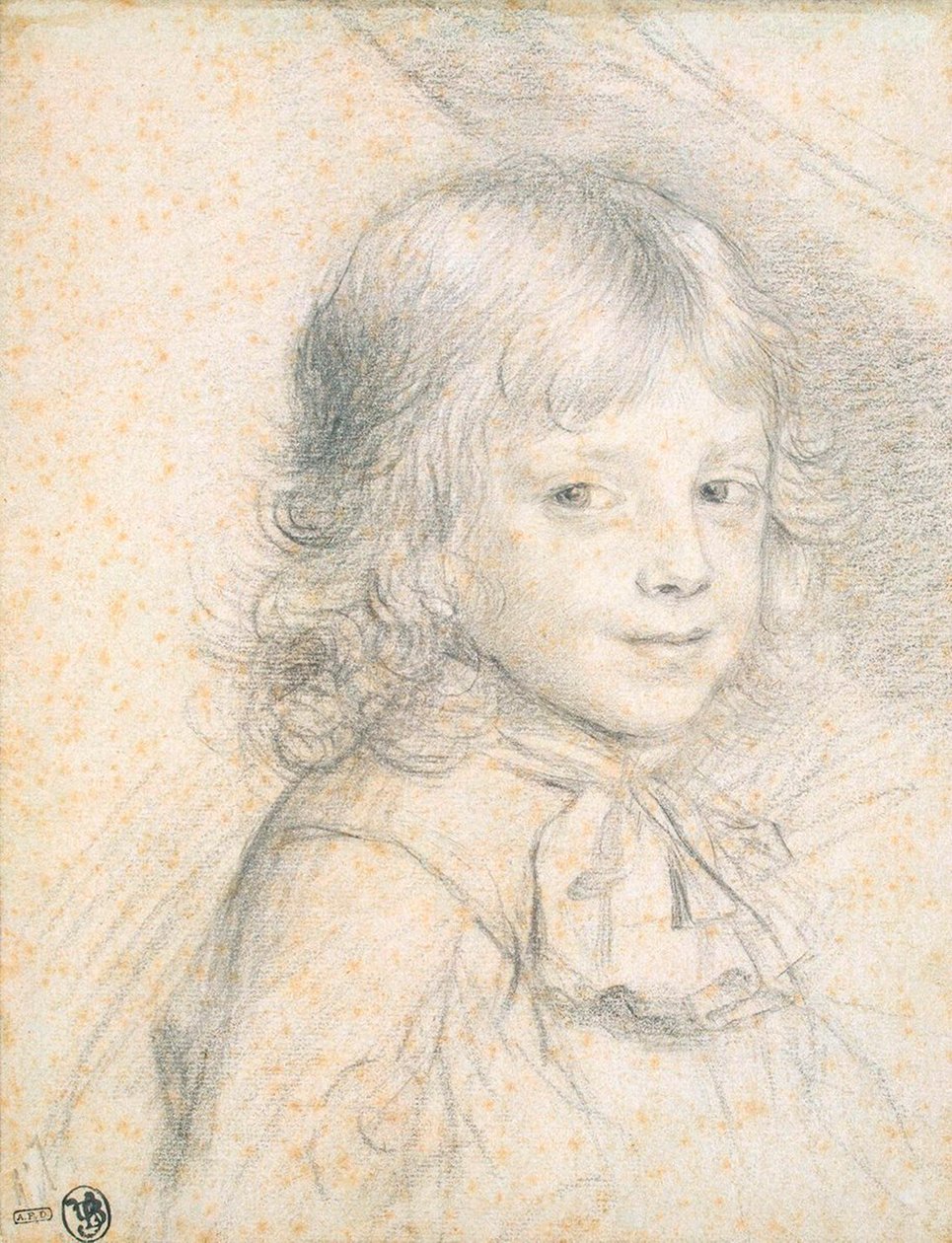Ritratto di Philippe de Savoie da bambino, 1660s-1670s da Florent de La Mare Richart