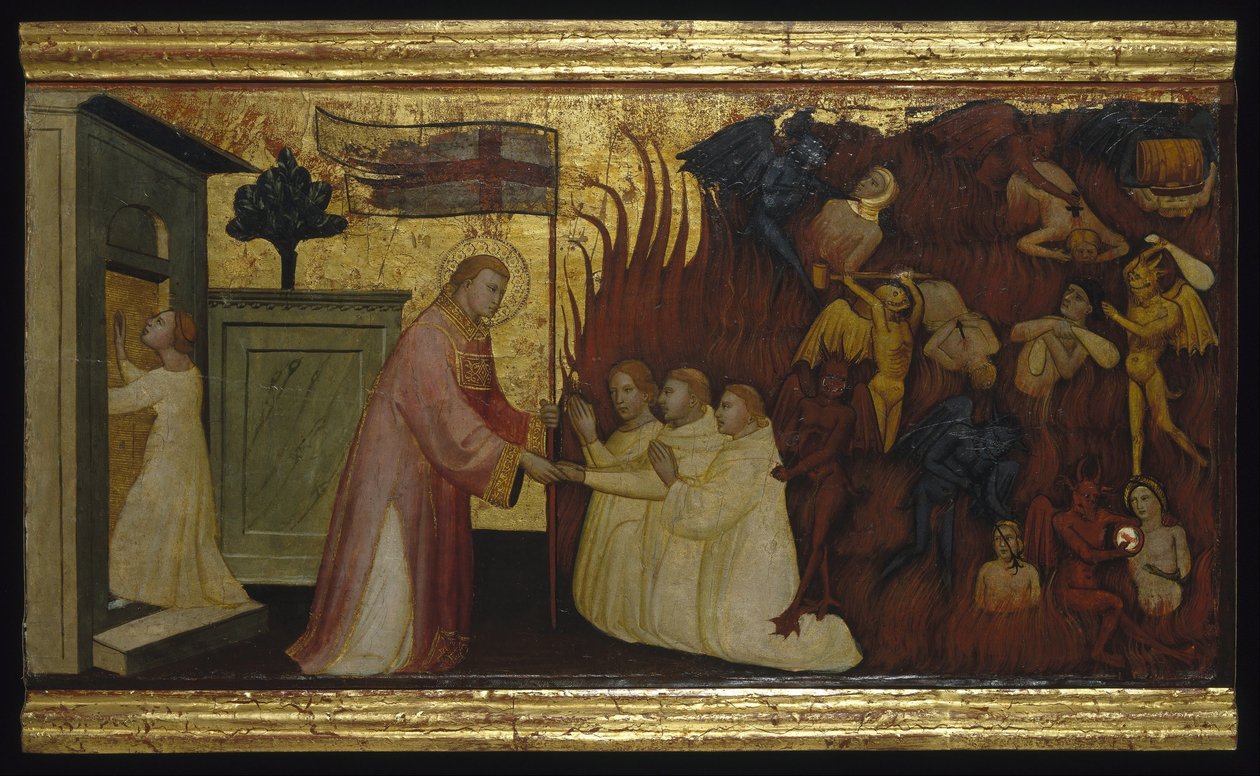 San Lorenzo libera le anime dal Purgatorio da Florentine Lorenzo di Niccolò Italian