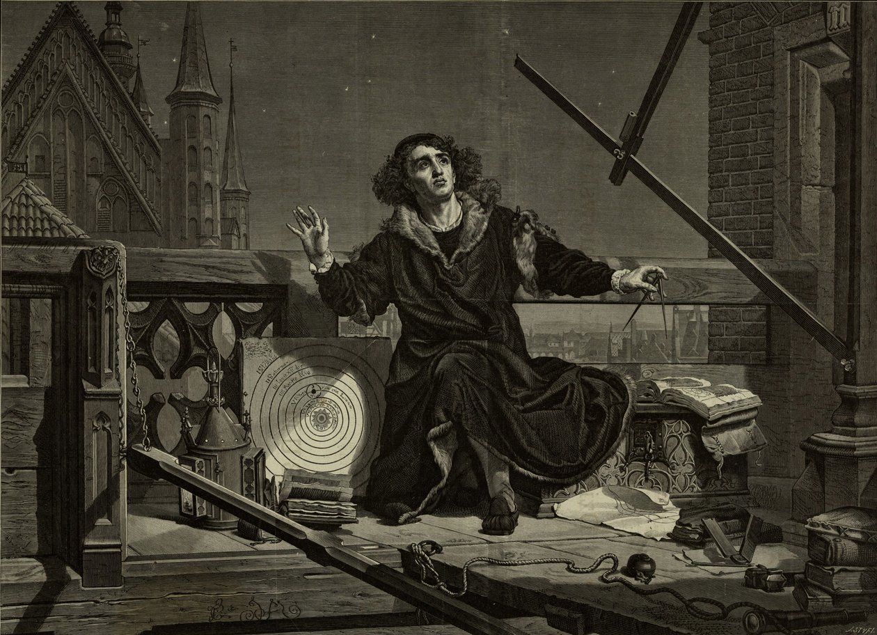 Nicolaus Copernicus dopo Jan Matejko, 1874 da Florian Stanislaw Cynk