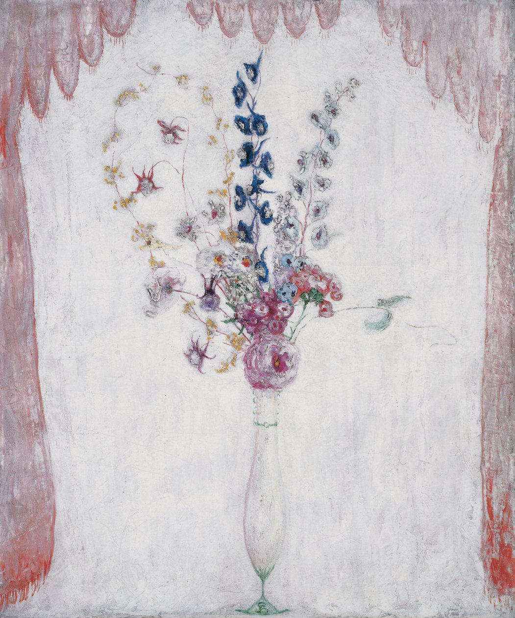 Delphinium e Aquilegia, c.1923 da Florine Stettheimer
