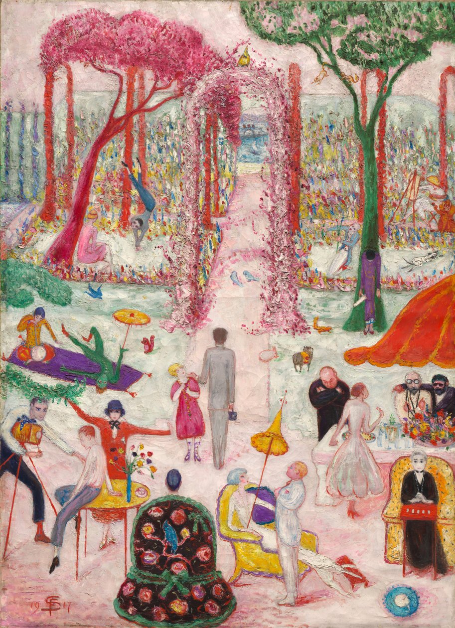 Domenica pomeriggio in campagna, 1917 da Florine Stettheimer