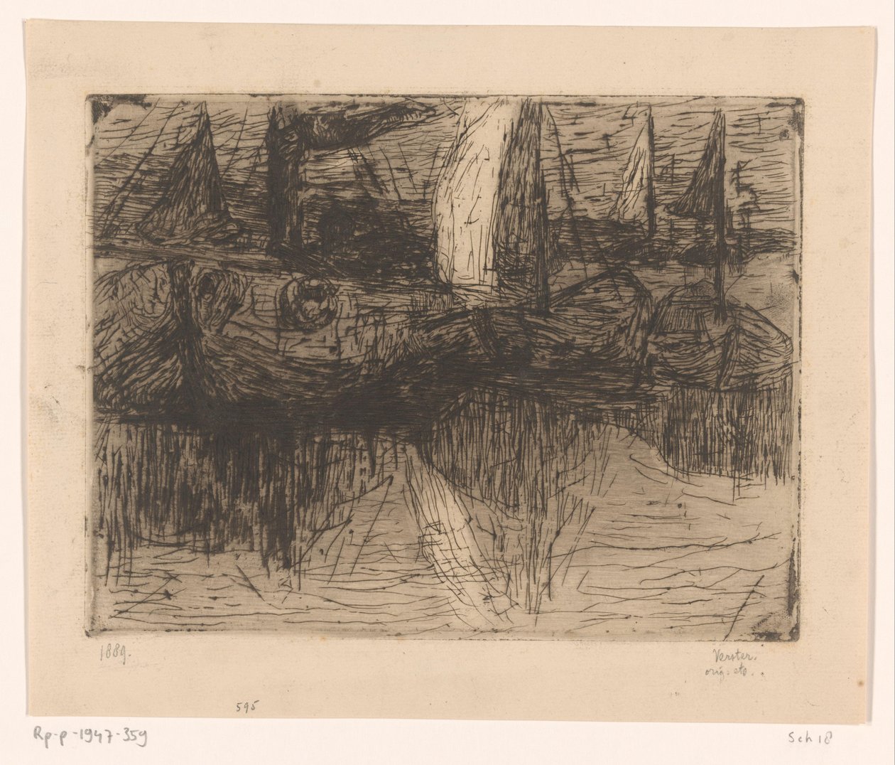 Navi in porto da Floris Verster