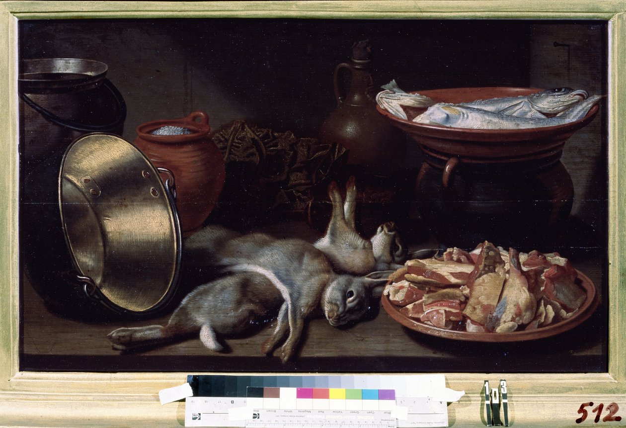 Natura morta con lepri da Floris Gerritsz van Schooten