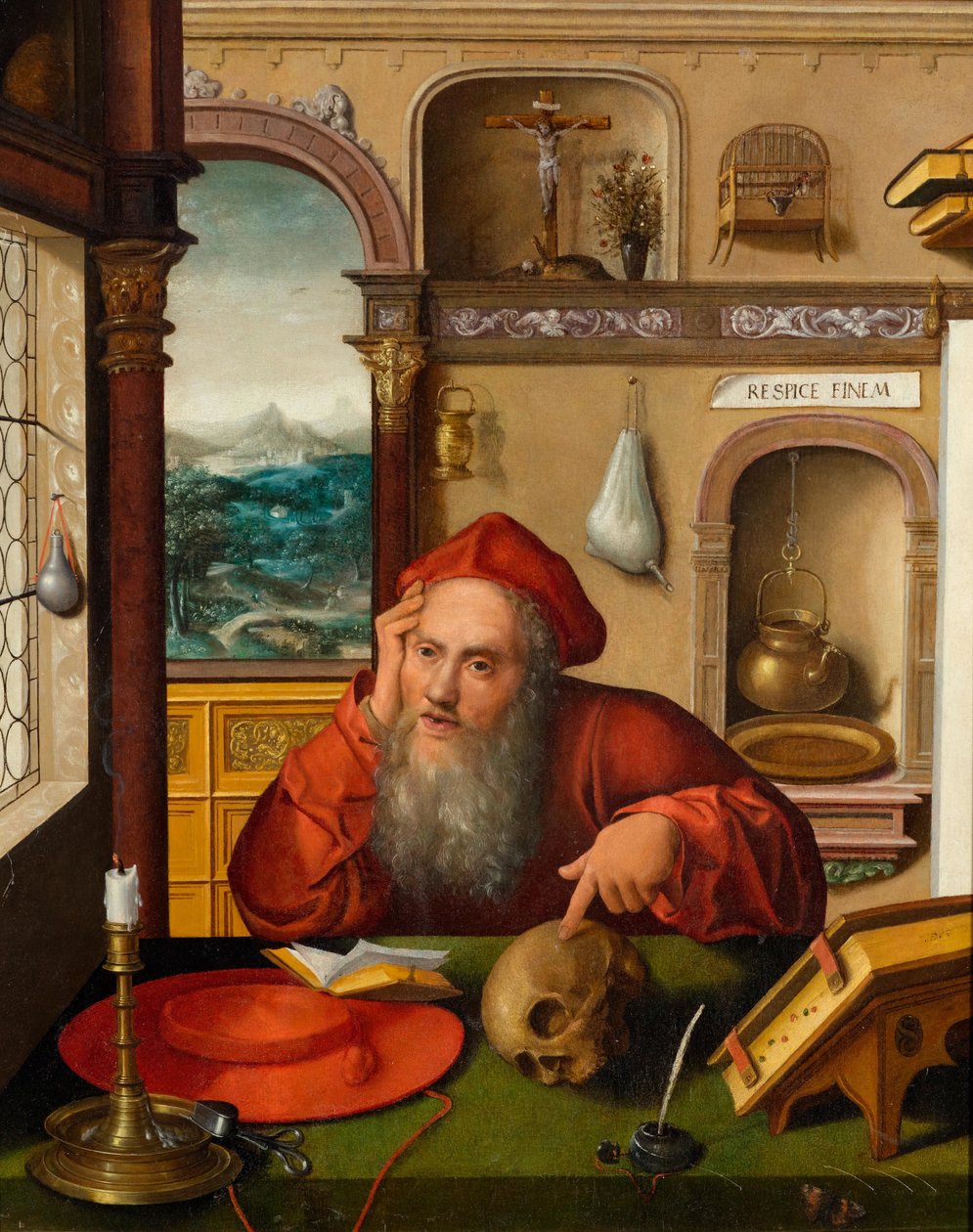 San Girolamo nello studio da Follower of Joos van Cleve