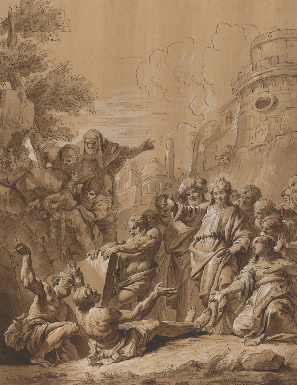 La Resurrezione di Lazzaro da Follower of Francesco Fontebasso
