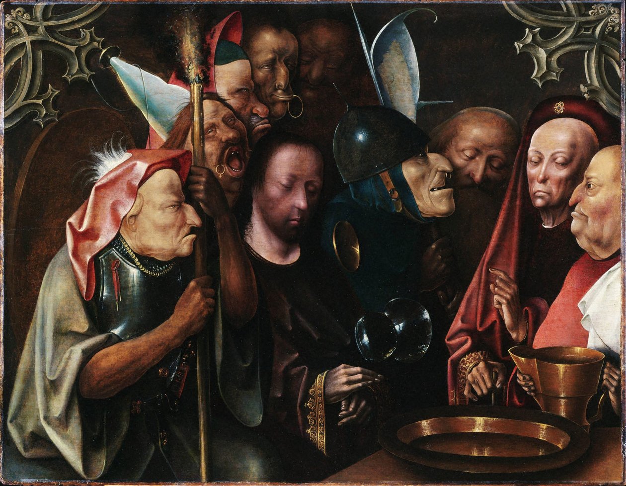 Cristo davanti a Ponzio Pilato da Follower of Hieronymus Bosch