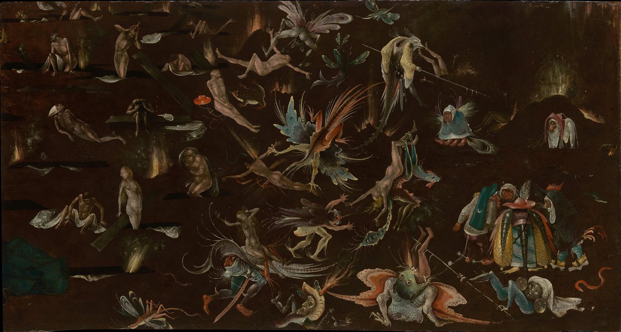 Il Giudizio Universale (frammento), 1530-1540 ca. da Follower of Hieronymus Bosch