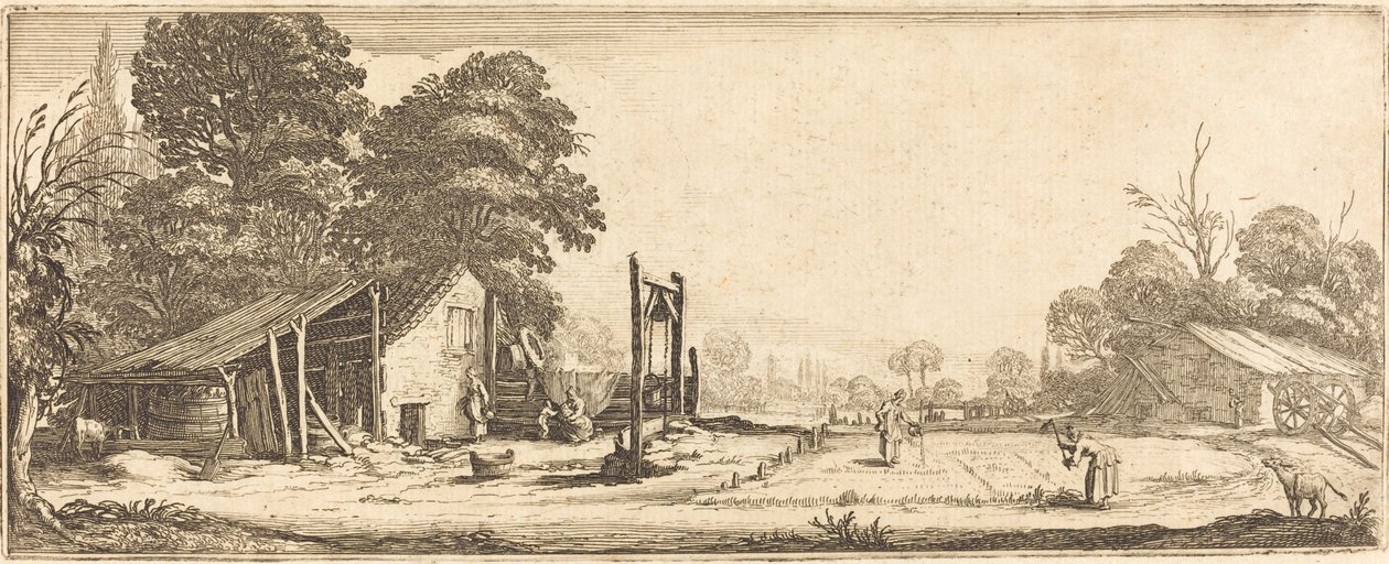 Il giardino da Follower of Jacques Callot