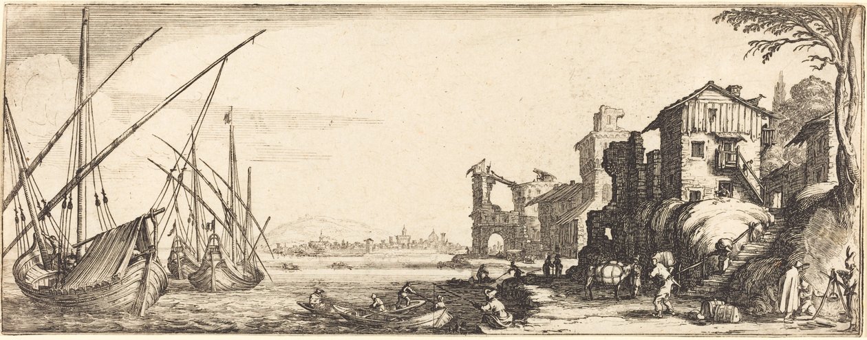 Il piccolo porto da Follower of Jacques Callot