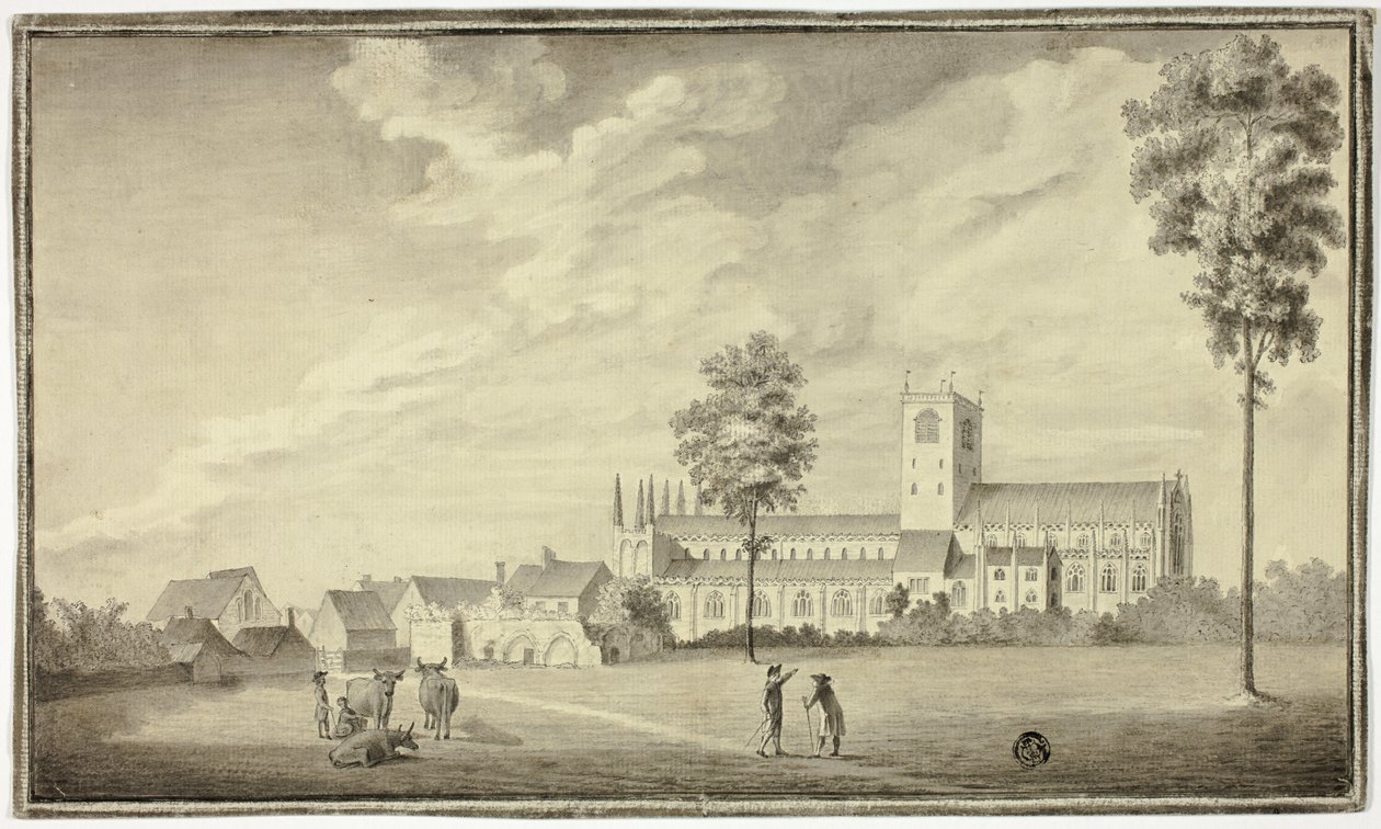 Chiesa della Vecchia Abbazia da Follower of Samuel Hieronymus Grimm