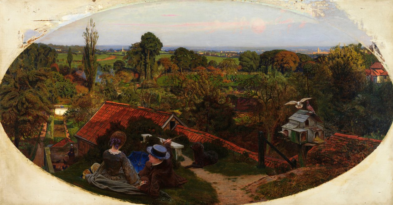 Un pomeriggio autunnale inglese, 1852-1853 da Ford Madox Brown